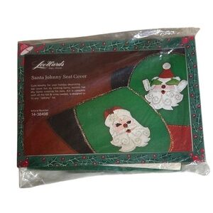 Vintage Leewards felt Santa Johnny Seat Cover kit New in package
